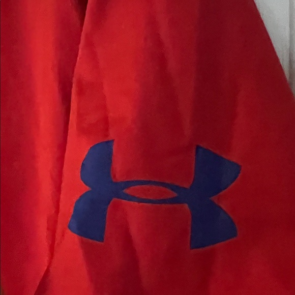 Under Armour Red Tee with Blue Spider Design - Picture 4 of 5